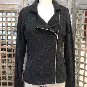 Autumn Cashmere Moto Sweater